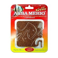 Корм ежедневный аква меню Униклик- 200, с артемией (дозатор для аквариумов до 200 л) (10 шт) Aquamenu