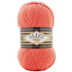 Пряжа для вязания Ализе Superlana klasik (25% шерсть, 75% акрил) 5х100г/280м цв.619 коралловый ALIZE SUPER. KLAS.619