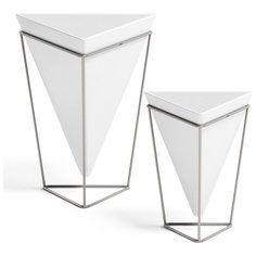 Декор настольный Umbra Trigg, белый- никель (1004372-670)