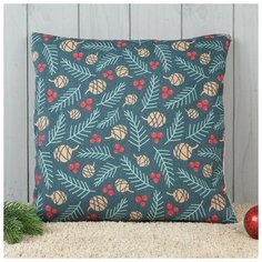 Традиция Подушка декоративная с фотопечатью «Новогодняя фантазия» 40х40 см