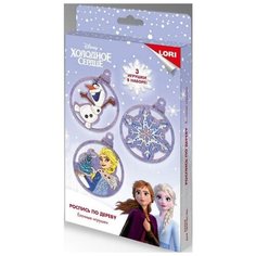 Lori Роспись по дереву. Ёлочные игрушки «Холодное сердце