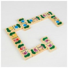 Томик Домино "Новогоднее", 28 шт.