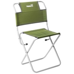 Стул туристический со спинкой Green СР-450.19с труба ф19 (T- TC-450.19s- G) Helios
