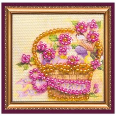 Набор для вышивания с магнитом абрис АРТ AMM-057 Весенний подарок 5х5 см Abris ART