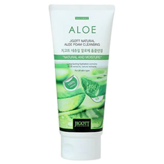 Пенка для умывания успокаивающая с алоэ JIGOTT Natural Aloe Foam Cleansing 180ml