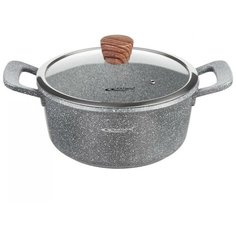 Кастрюля Катунь Пирит КТ- АЛ01- К20, 2,5л с/кр а/пр, 20*10,5см литой алюминий, толщина дна 4,5мм , толщи Katun