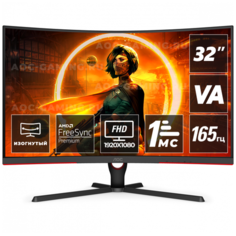 Игровой монитор AOC GAMING C32G3AE/BK