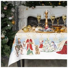 Этель Набор столовый "Christmas time" скатерть 150х185см +/-3см с гмво, салф.40х40см-8шт, хл100%