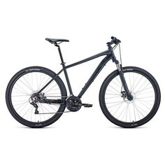 Горный (MTB) велосипед FORWARD Apache 29 2.2 Disc (2021) черный матовый/черный 19" (требует финальной сборки)