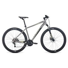 Горный (MTB) велосипед FORWARD Apache 29 2.2 Disc (2021) серый/бежевый 19" (требует финальной сборки)