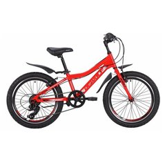 Подростковый велосипед DEWOLF Ridly JR 20 (2021)(ярко-красно-белый-черный)