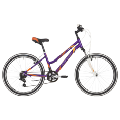 Подростковый горный (MTB) велосипед Stinger Laguna 24 (2021) фиолетовый 12" (требует финальной сборки)