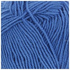 Пехорский текстиль Пряжа "Удачная" 50% шерсть, 50% акрил 250м/100гр (242-Гжель) Пехорка