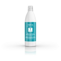 TEFIA Treats by Nature Бальзам для поврежденных и химически обработанных волос с маслом арганы и макадамии