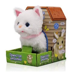 Интерактивная игрушка Mioshi Active "Котёнок: Малыш перс" (19 см, подвижный, звук, белый)