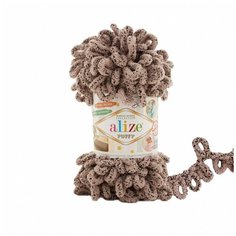 Набор для вышивания Alize PUFFY.673 Пряжа Ализе Puffy цв.673 бежевый Голубь