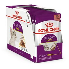 Влажный корм для кошек Royal Canin Sensory Smell стимулирующий обонятельные рецепторы 12 уп. х 85 г (кусочки в соусе)
