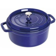 Кокот Staub круглый, 26 см, 5,2 л, темно-синий 1102691