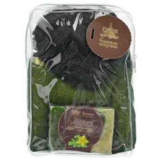 Подарочный набор 3 предмета (полотенце мыло мочалка) Банные штучки 6 (41401)