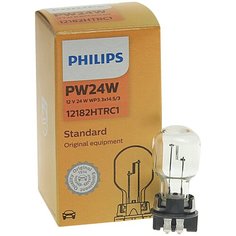 Автолампа PW24W (WP3.3*14.5/4) 12V PHILIPS /1/15 NEW