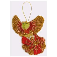 Набор для вышивания декоративных игрушек BUTTERFLY арт. F032 Птица счастья 12х10см