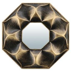 QWERTY Зеркало декоративное Руан, бронза, D10см /24