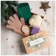 Этель Подарочный набор Этель Happy new year полотенце 30х60 см и аксс (5 предм)