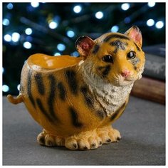Хорошие сувениры Фигурное кашпо "Тигренок" 22х15х18см