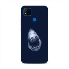 Силиконовый чехол "Пасть акулы" на Xiaomi Redmi 9C / Сяоми Редми 9C Case Place