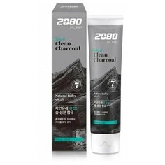 Зубная паста Dental Clinic 2080 Black Clean Charcoal отбеливающая, 120 г