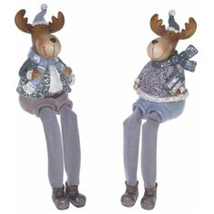 Фигурка декоративная Лось, L8,5 см, (2 вида - не набор) KSM-743918 РЕМЕКО