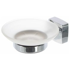 Мыльница подвесная Sensea «Kvadro» стекло цвет хром