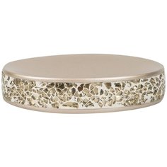 Мыльница «Deco» полирезина цвет золотой Fixsen