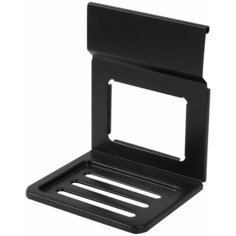 Мыльница Lund для рейлинга металл цвет чёрный Swensa