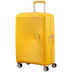 Чемодан American Tourister Soundbox M 81 л, golden yellow