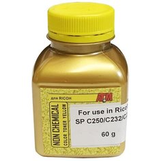 Тонер ATM Gold для Ricoh SP C220/C231/C232/C240/C242/C250/C252/C310/C311/C312 (фл. 60 г. желтый) 407546