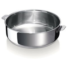 Сотейник Beka Evolution 12325254, 24 см, съемная ручка, серебристый