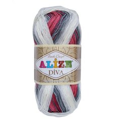 Пряжа ALIZE Diva batik 100гр. 350м. (100% микрофибра) ТУ (5740 секционный), 5 мотков