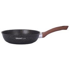 Сковорода Kukmara Granit Ultra 241а, 24 см, с крышкой, Original