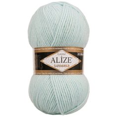 Пряжа Alize LanaGold (522 мята) 5 шт.