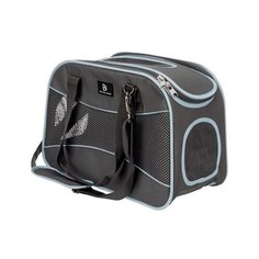 Trixie Переноска Alison, 20 х 29 х 43 см, серый/голубой , 1,020 кг