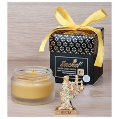 Подарочный набор Знак Зодиака Весы с кремом-свечой SET-04/10 113-90003007 Сашера МЕД