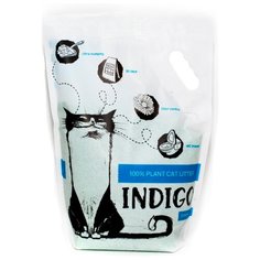 Комкующийся наполнитель INDIGO с ароматом зеленого чая, 6 л