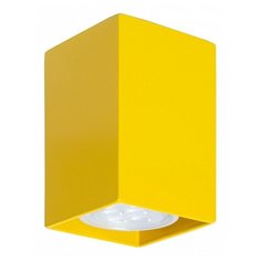 Спот TopDecor Tubo6 SQ P1 16, кол-во ламп: 1 шт., цвет плафона: желтый