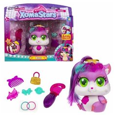 1TOY ХомаStars игровой набор, хомячок Хлоя с "растущими" волосами