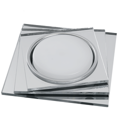 Светильник встраиваемый с белой LED подсветкой Feron CD5024 потолочный GX53 без лампы, прозрачный