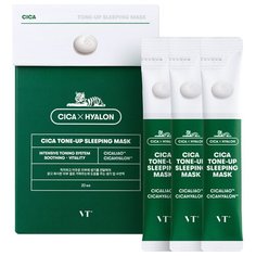 VT Ночная маска осветляющая Cica Tone-Up Sleeping Mask, 4 мл, 20 шт.