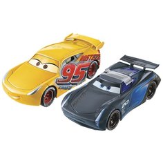 Набор машин Mattel Тачки Крус Рамирес и Джексон Шторм FCX95, желтый/серый