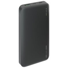 Внешний аккумулятор Deppa NRG Turbo QuickCharge 3.0, 10000mah, черный