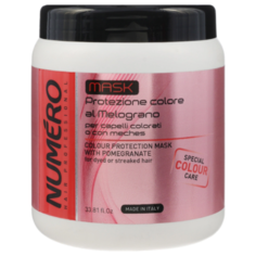 Brelil Numero Coloure Маска с экстрактом граната для окрашенных и мелированных волос, 1000 мл.